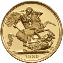 Picture of a valuable gold coin